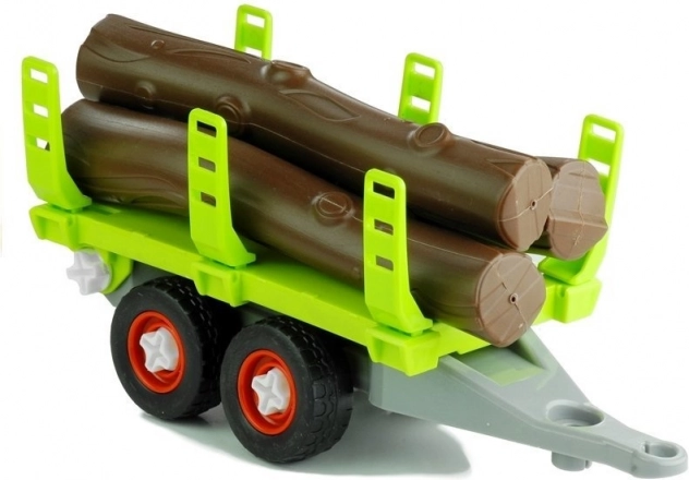 Sammenklappelig traktor med trailer til træ
