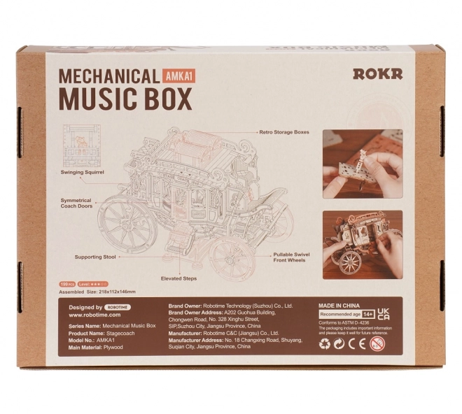 RoboTime 3D puslespil musikboks Diligence