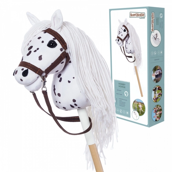 Hobby Horse HOPPIHORSE - Hvid-plettet