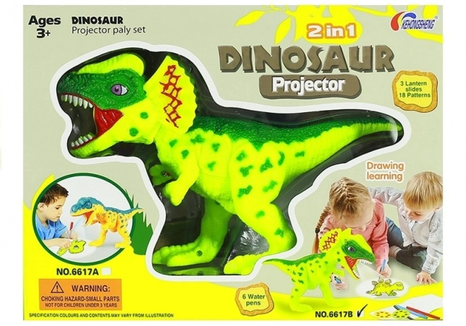 Projektor Dinosaur med Tuscher 2v1