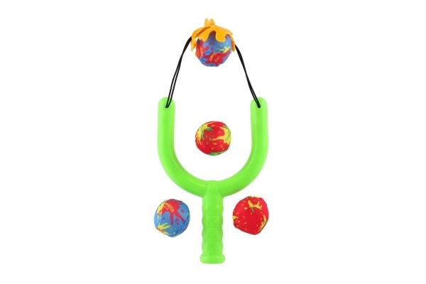 Slynge med vandbomber 4 stk plast/stof 24x16cm i pose