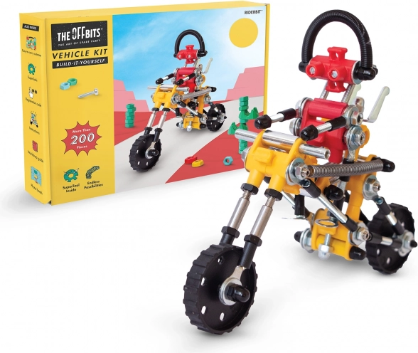 Byggesæt The OffBits RiderBit – robot på motorcykel