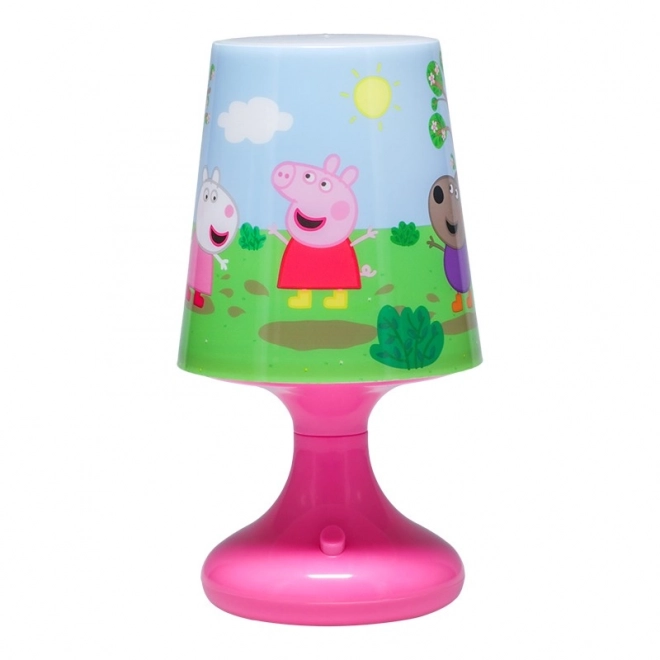 Natlampe til natbord Peppa Gris