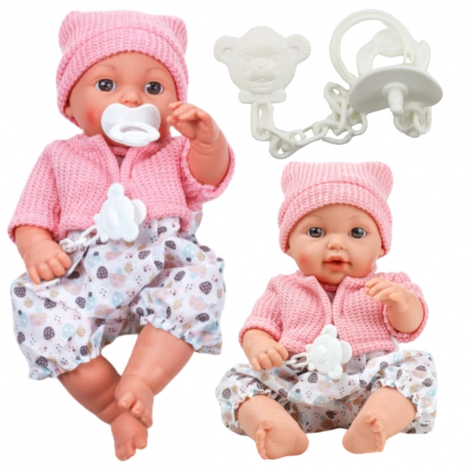 Dukke Baby med Hue og Lyde