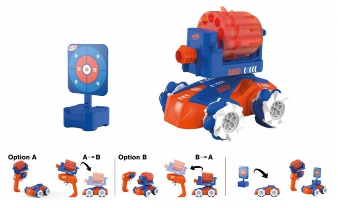 Nerf Blaster Auto med Blaster og Terning