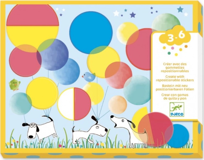 Djeco Regnbue Collage: Magiske Cirkler