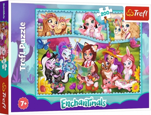 Puslespil 200 brikker – den magiske ENCHANTIMALS-verden