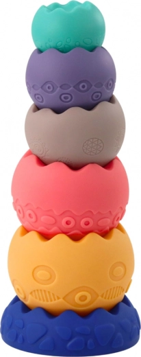 Blød silikone med teksturer til sansestimulering