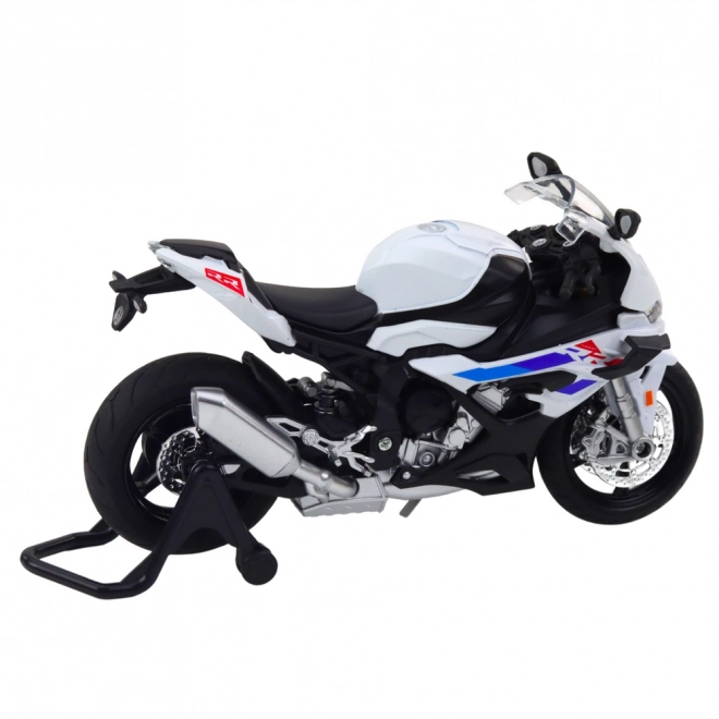 Sport metalmodel motorcykel 1:12 hvid