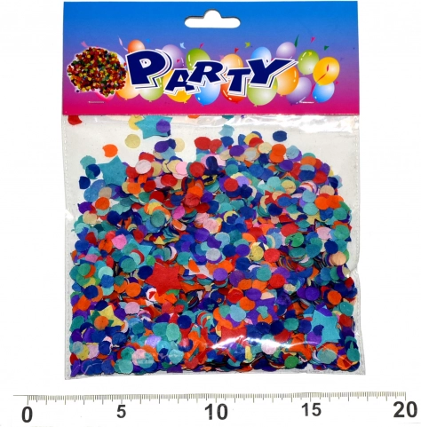 Runde papirkonfetti 40 g