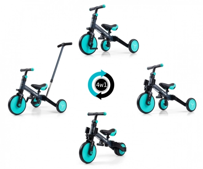Ride On - Cykel 4v1 OPTIMUS PLUS Mint