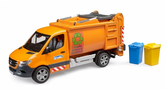 Bruder MB Sprinter skraldebil lille