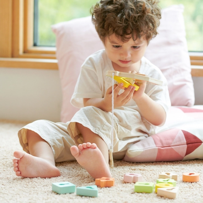 Classic World Montessori trælegetøj nøgle og dør 11 stk