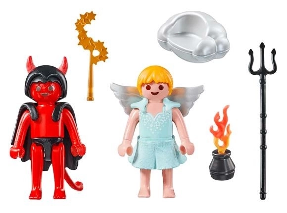 Sæt figurer Special Plus 71170 Engel og Djævel