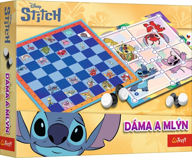 Dame og mølle Lilo og Stitch – brætspil
