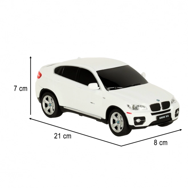 Fjernstyret bil BMW X6 1:24 hvid