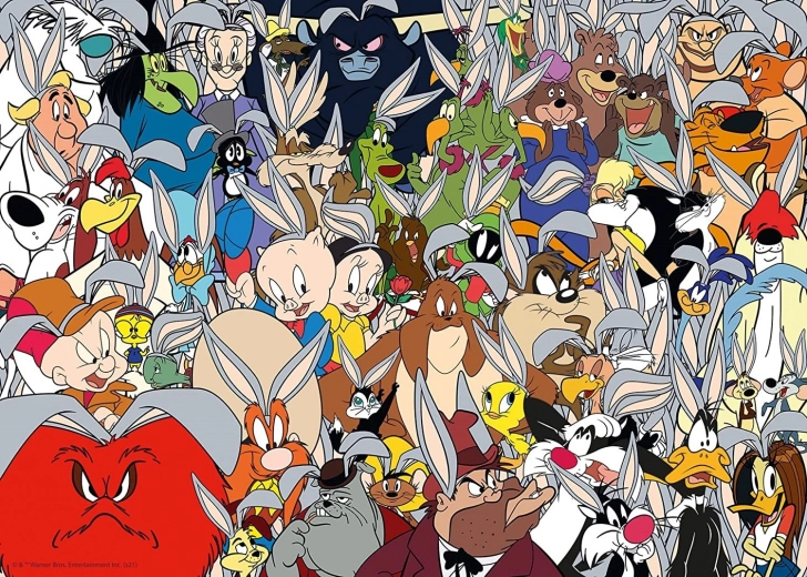 Puslespil LOONEY TUNES Challenge 1000 brikker Ravensburger