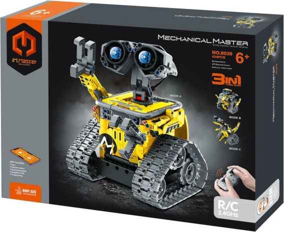 programmerbart robotbyggesæt 3-i-1 iM.Master med RC-styring 2,4 GHz, 434 dele