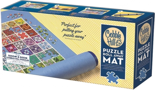 Rulleunderlag til puslespil COBBLE HILL 500–1000 brikker (122 × 76 cm)