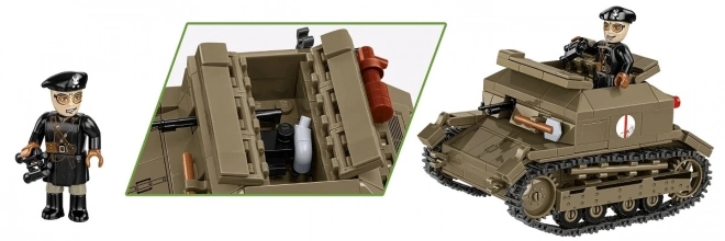 Tankmodel TK-3 til byggesæt, 323 dele