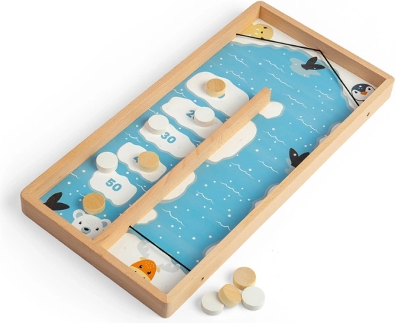 Bigjigs Toys træspil med ishockeypucke