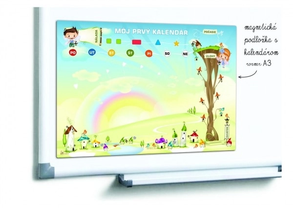 Magnetisk kalender til b8rn - Bf8rnehave