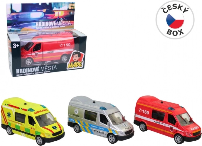 Redningsbil Byens Helte – ambulance, politi eller brandvæsen
