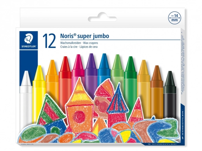 Staedtler Noris Jumbo vokspasteller 12 farver
