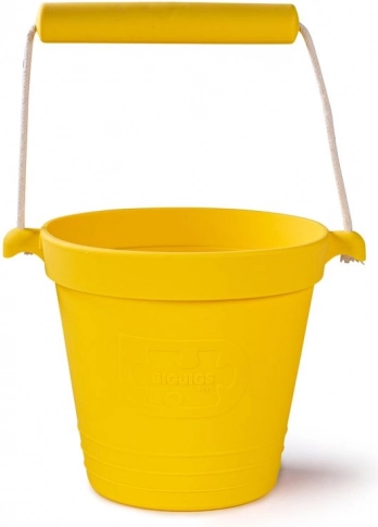 Silikonespand til stranden BIGJIGS TOYS – gul
