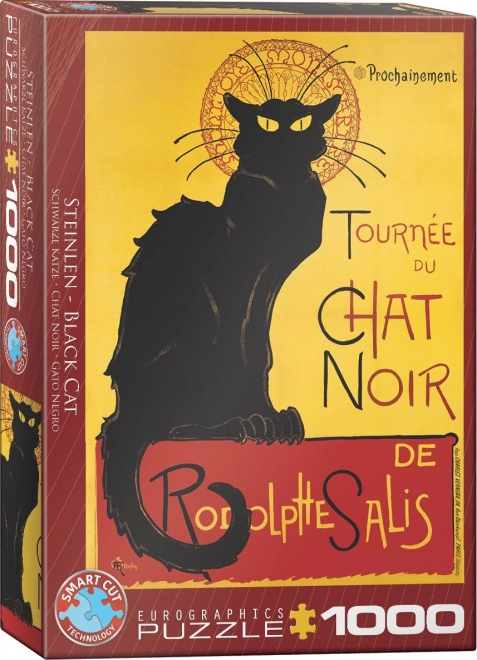 Puslespil Kabaret Le Chat noir - plakat 1000 stykker