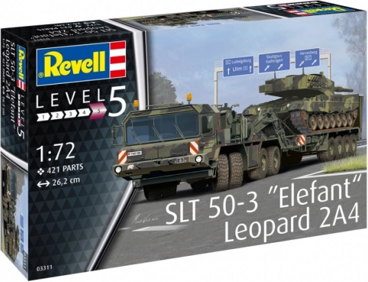 Plastikmodel SLT 50-3 Elefant + Leopard 2A4