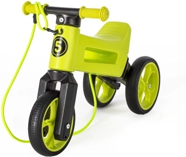 Løbecykel Funny Wheels Rider SuperSport 2-i-1 med rem – Grøn