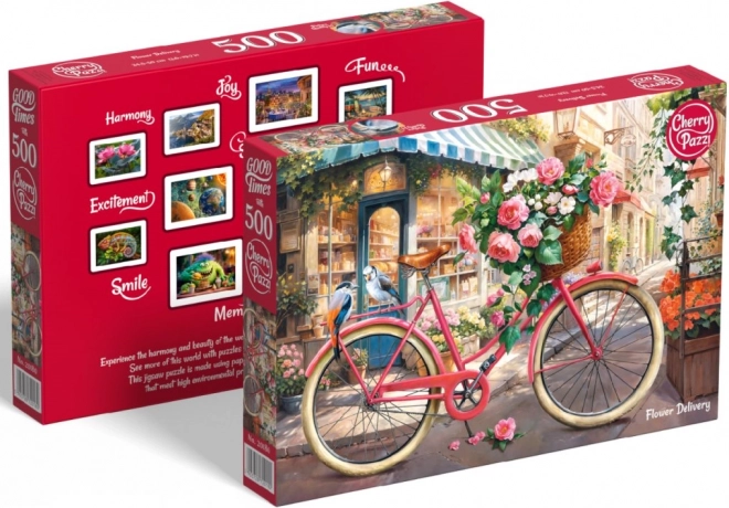 Blomst Levering Puslespil 500 brikker