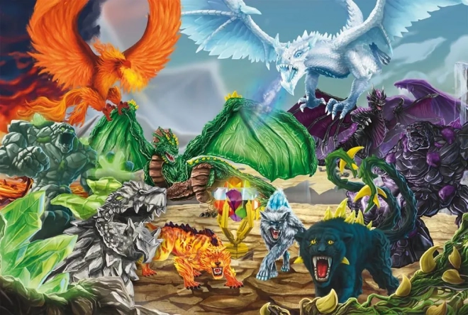 Puzzle Eldrador: Kampen om superkrystallen med figur