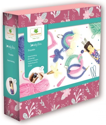 Kreativt sæt med strikkedukke Lovely Box