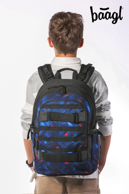Skole rygsæk Skate Indigo