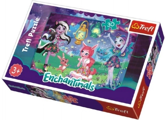 puslespil enchantimals magisk verden 30 brikker