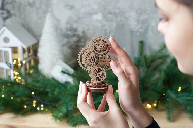 Ugears 3D træ mekanisk puslespil Steampunk-ur