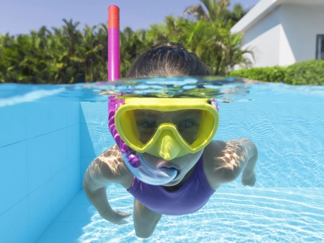 Bestway dykker maske med snorkel til børn 3+ – Gul