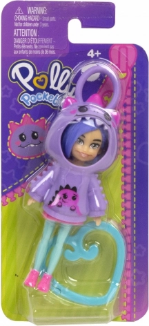 Polly Pocket vedhæng Dino minidukke