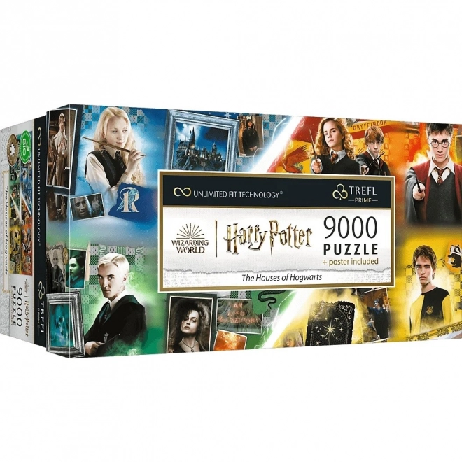 TREFL Puslespil UFT Harry Potter: Hogwarts-kollegier 9000 brikker