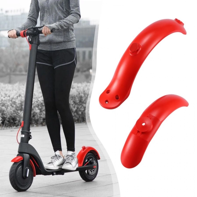 Sæt med skærme til løbehjul Xiaomi M365/PRO - rød