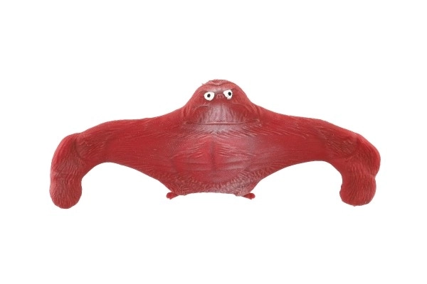 Gorilla antistress strækbar fyldt med sand 400 g silikone 12 cm 4 farver 8 stk i boks