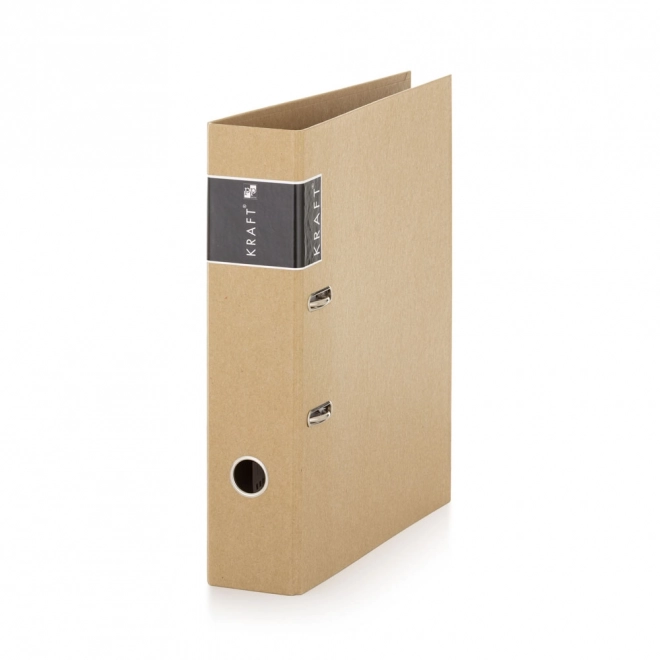 A4 ringbinder lamineret 7cm KRAFT natur