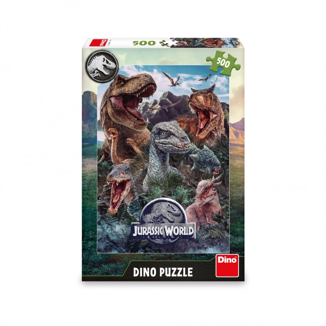 Puslespil Jurassic World 500 brikker