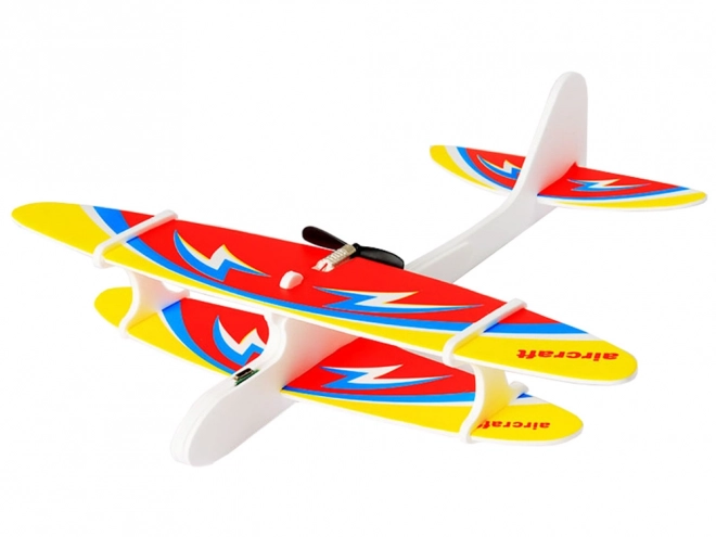 Flyvende polystyren fly med USB motor