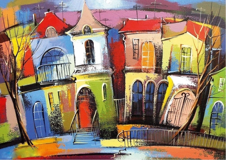 Puslespil ART PUZZLE eventyrhus 500 brikker
