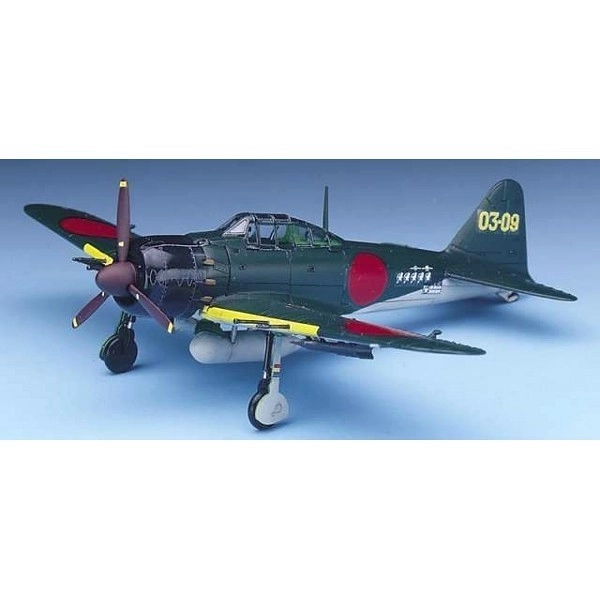 Model af jagerflyet Mitsubishi A6M5c Zero i skala 1:72