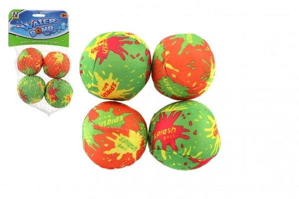 Vandbomber 4 stk stof 7cm i net