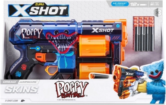 X-SHOT Skins Dread Jumpscare – skumpil på dartpile (12 pile)